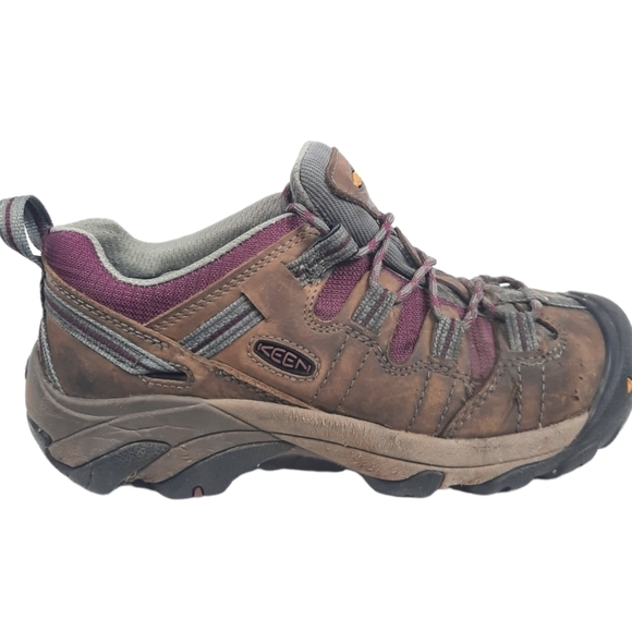 Keen Utility Women's Detroit XT Steel Toe Brown and Purple Size 8.5W Women's - Picture 1 of 13